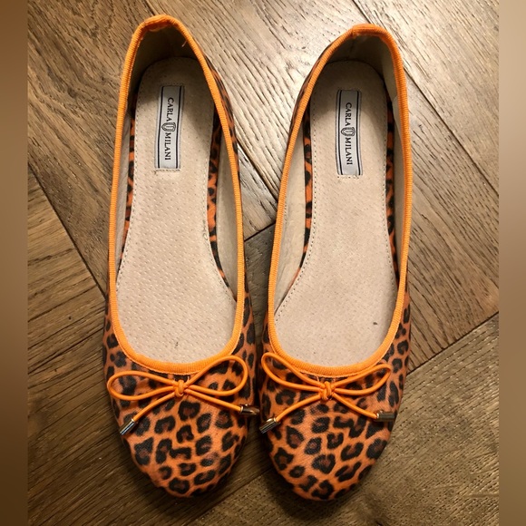 Carla Milani Women's Ivanka Shoe - Orange - Picture 3 of 6